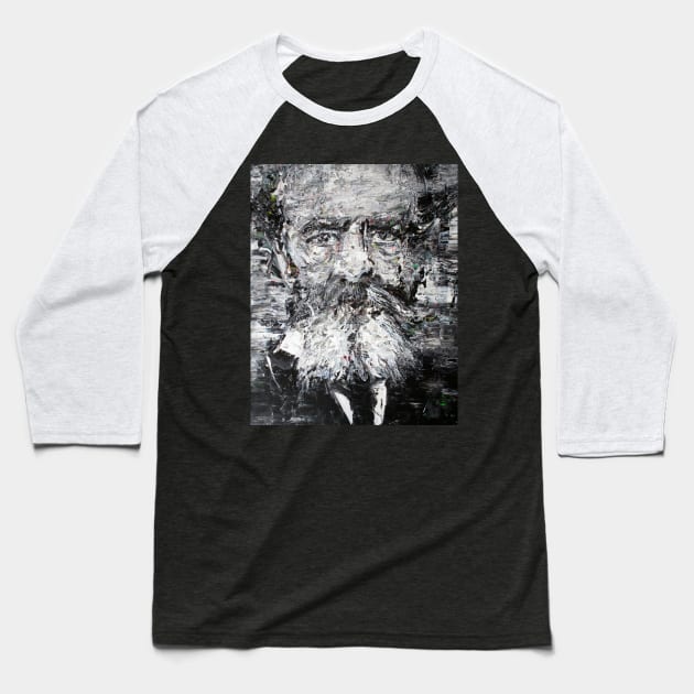 WILLIAM JAMES acrylic portrait Baseball T-Shirt by lautir